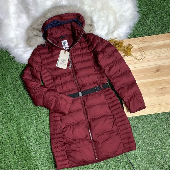 TIMBERLAND WOMEN'S LONG QUILTED JACKET - Picture 2 of 8